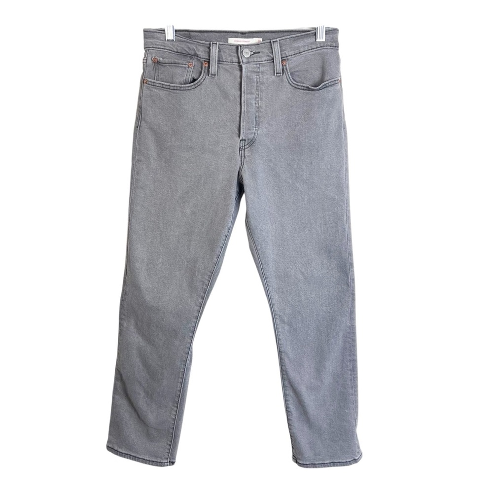 Levi’s Wedgie Straight Fit Jeans In Comet Gray Size 30